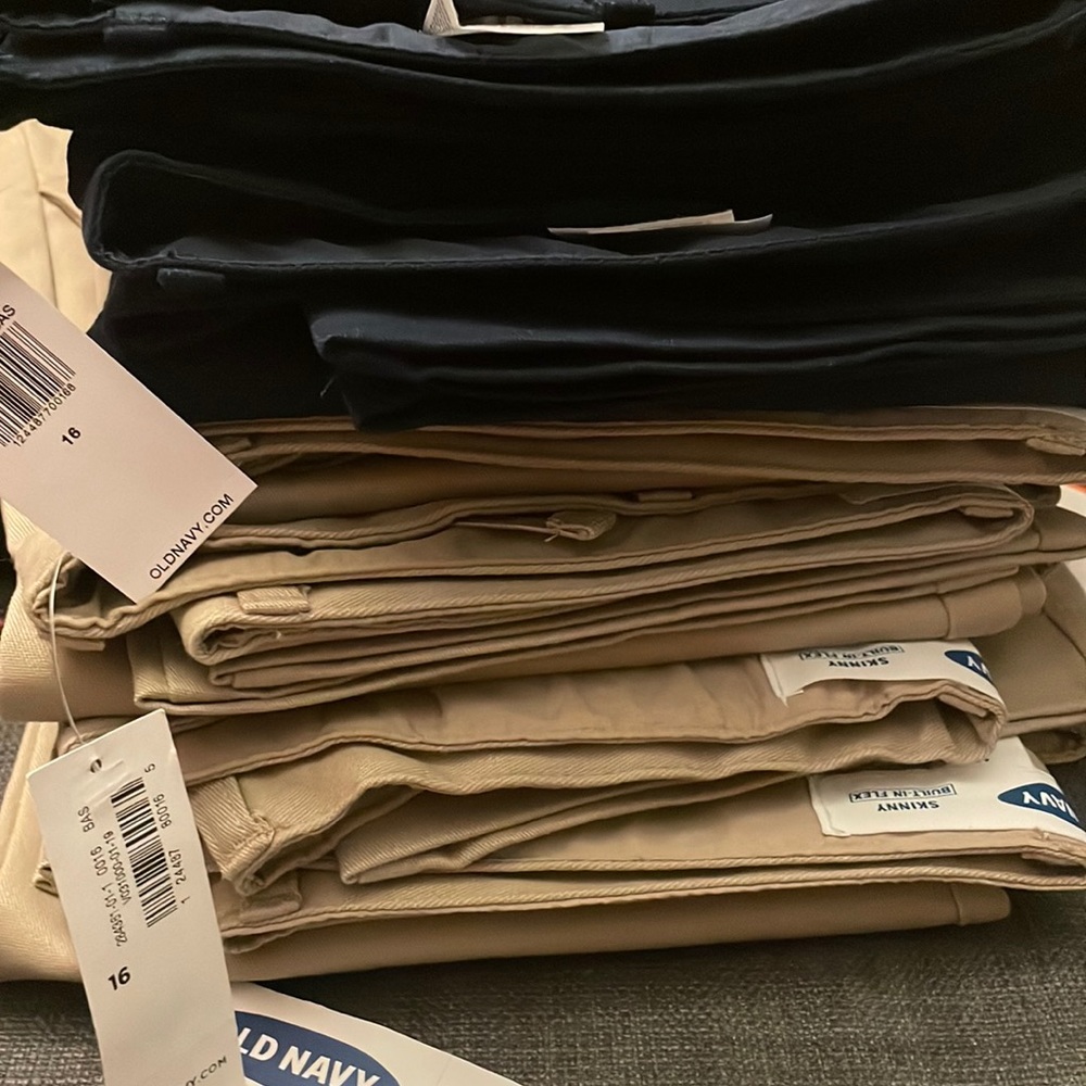 Old Navy Skinny Built-In Flex Uniform Pants For Boys
